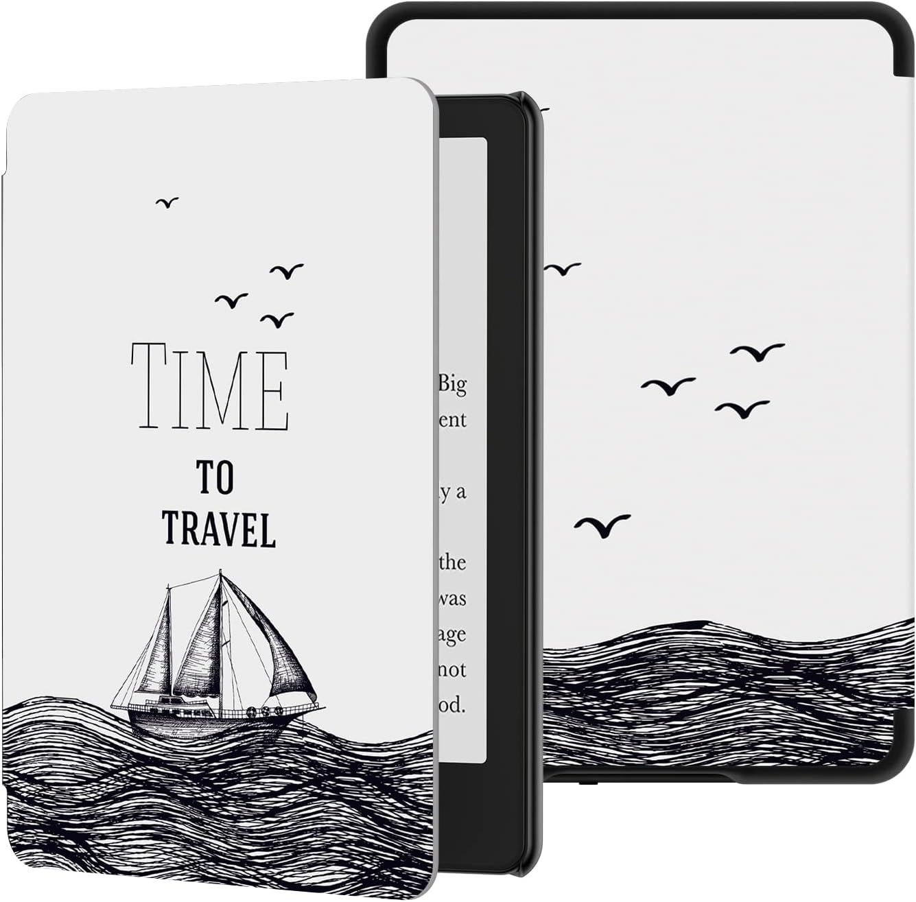 Ayotu Case for All-New 6.8 in Kindle Paperwhite - Slim PU Leather