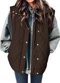 Puffer Vest Women Sleeveless Quilted Jacket - Lightweight Warm Zeagoo