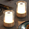4 in Mini Dining Table Light 2 Pack - Rechargeable Cordless Touch