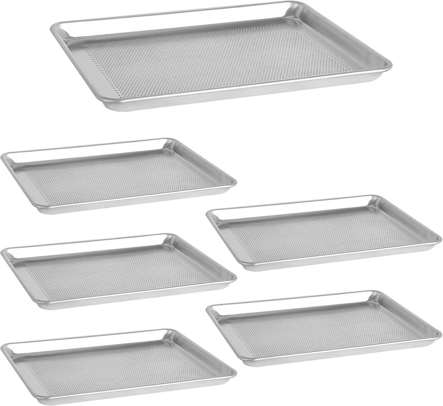 18x13 Perforated Aluminum Baking Sheet Pan for Perfect Cookies