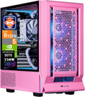 Velztorm Pink Fultix Gaming Desktop PC - RTX 5070 Power