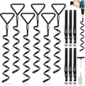 Trampoline Stakes Heavy Duty Trampoline Anchors Kit - Strong Hold