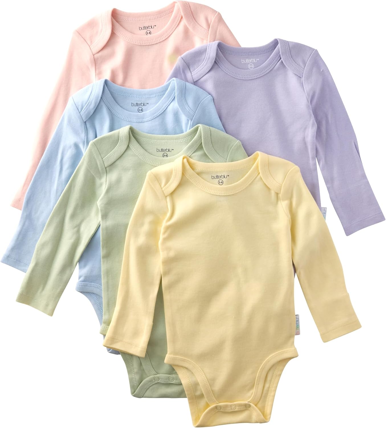 Blake 5-Pack Long Sleeve Bodysuits for Baby Boys & Girls