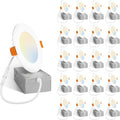 4 in 5CCT Ultra-Thin LED Recessed Ceiling Light - Selectable Color