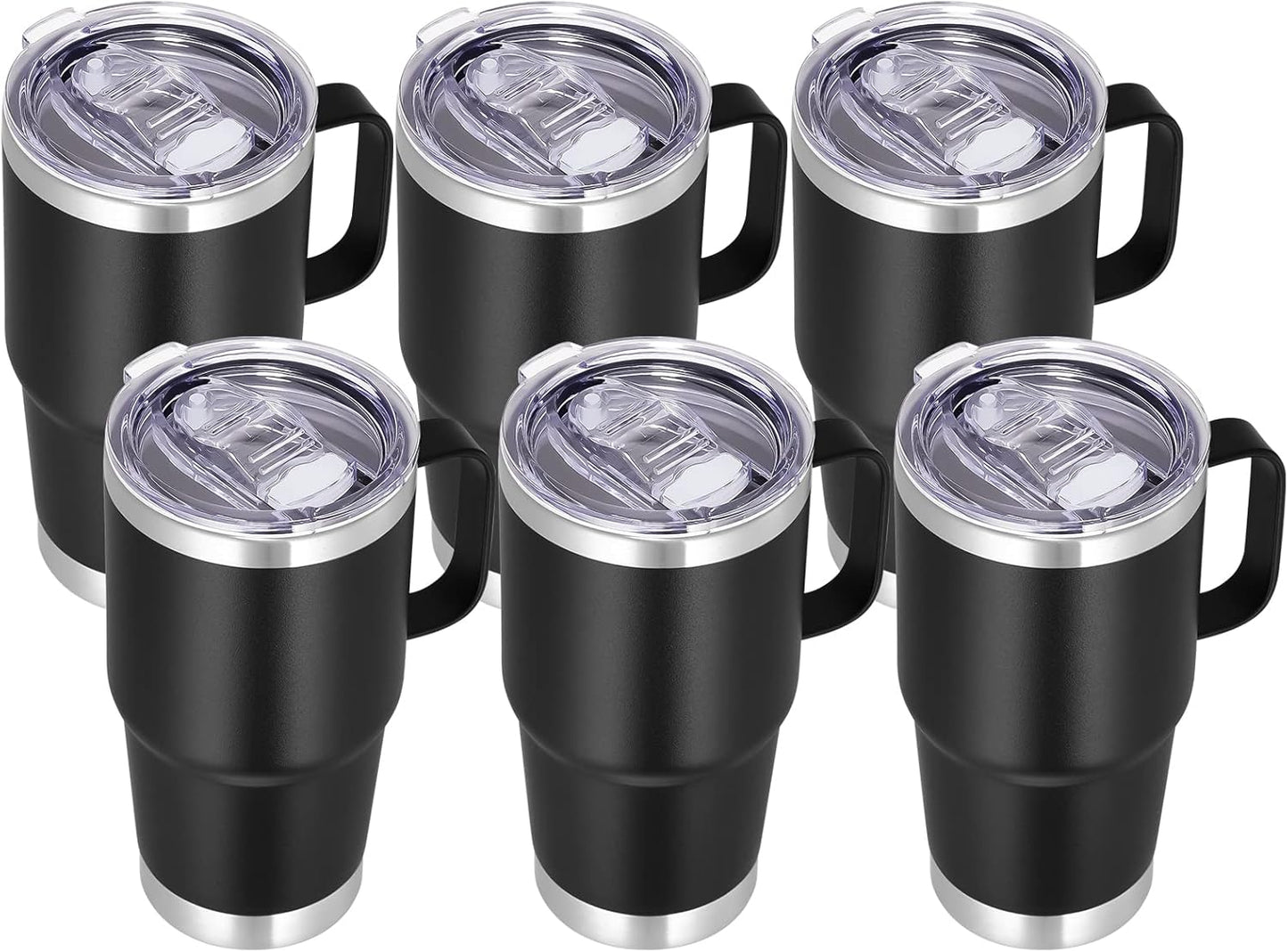 VEGOND 20 oz Tumbler Set with Handle and Straw for Travel