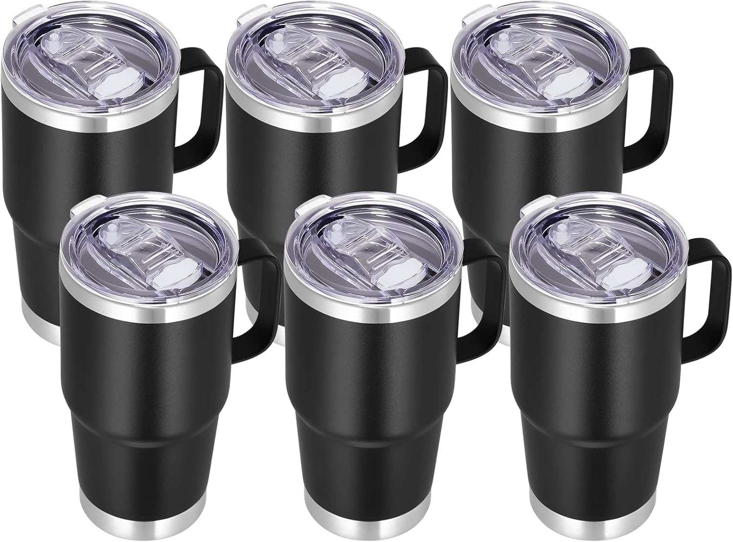 VEGOND 20 oz Tumbler Set with Handle and Straw for Travel