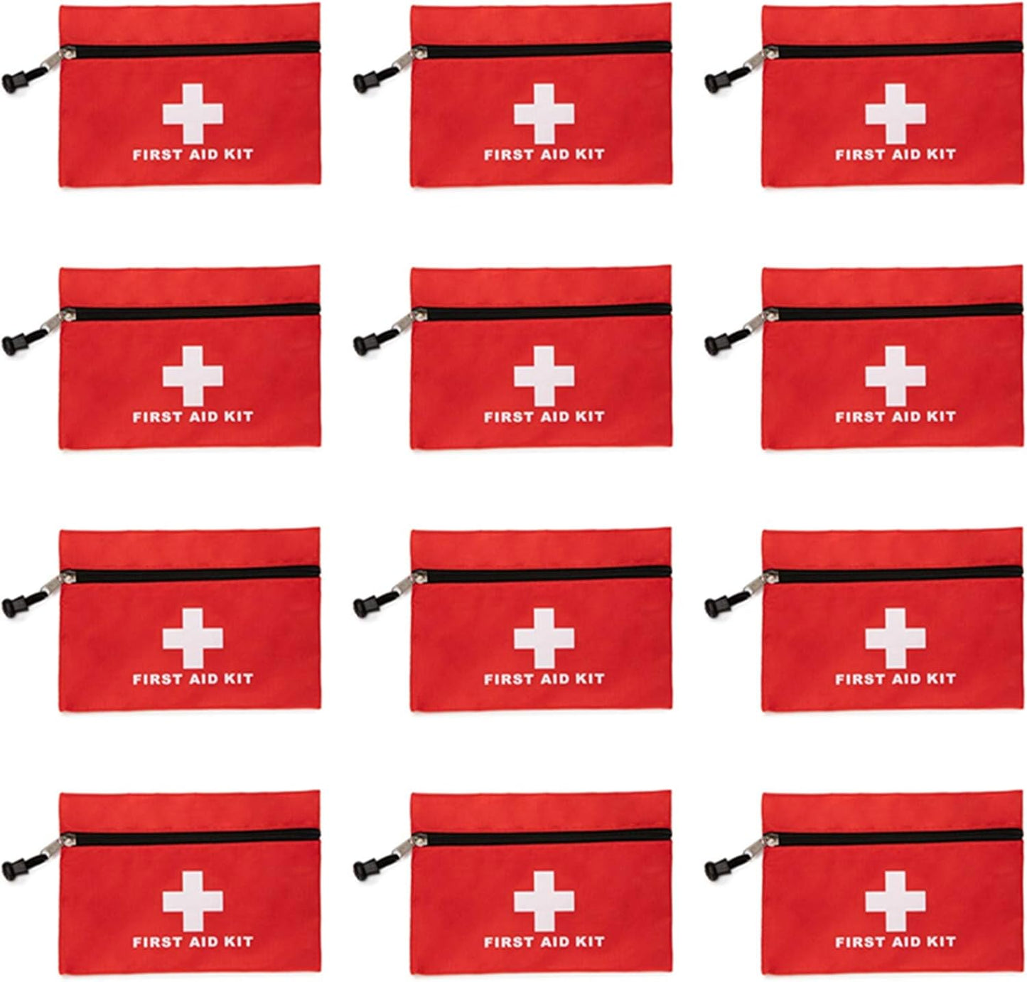 Compact Red First Aid Bag for Emergency On-The-Go