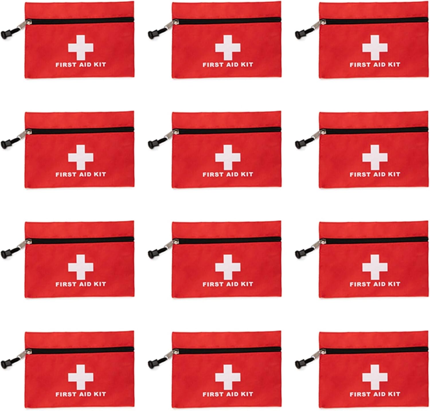 Compact Red First Aid Bag for Emergency On-The-Go