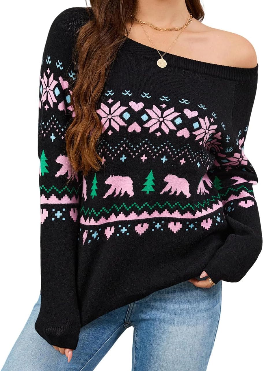 LUBOT Ugly Christmas Sweaters for Women - Cute & Cozy Style