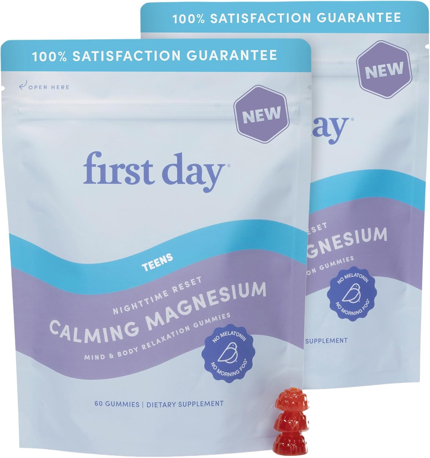 Teens Nighttime Reset Magnesium Gummies for Better Sleep Aid