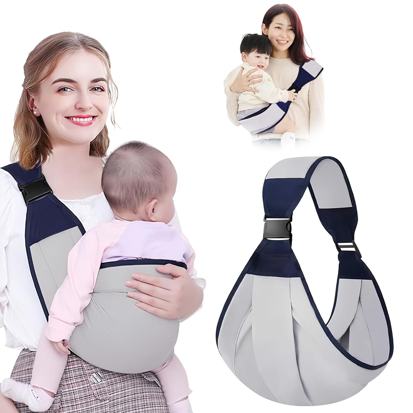 Adjustable One Shoulder Baby Carrier - Labor-Saving Hip Sling