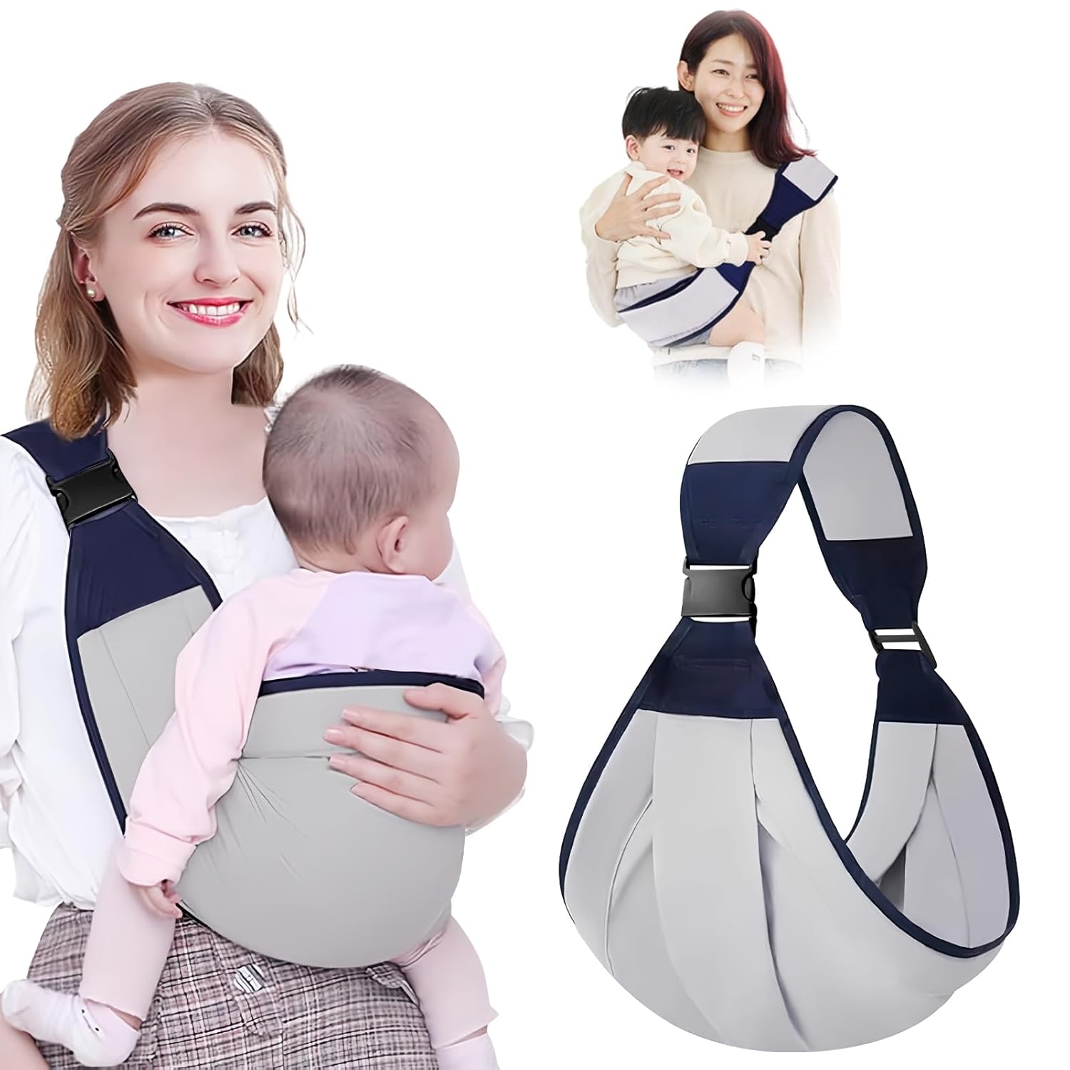 Adjustable One Shoulder Baby Carrier - Labor-Saving Hip Sling