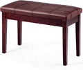 Duet Piano Bench with Storage and Padded Cushion - Comfortable Duet