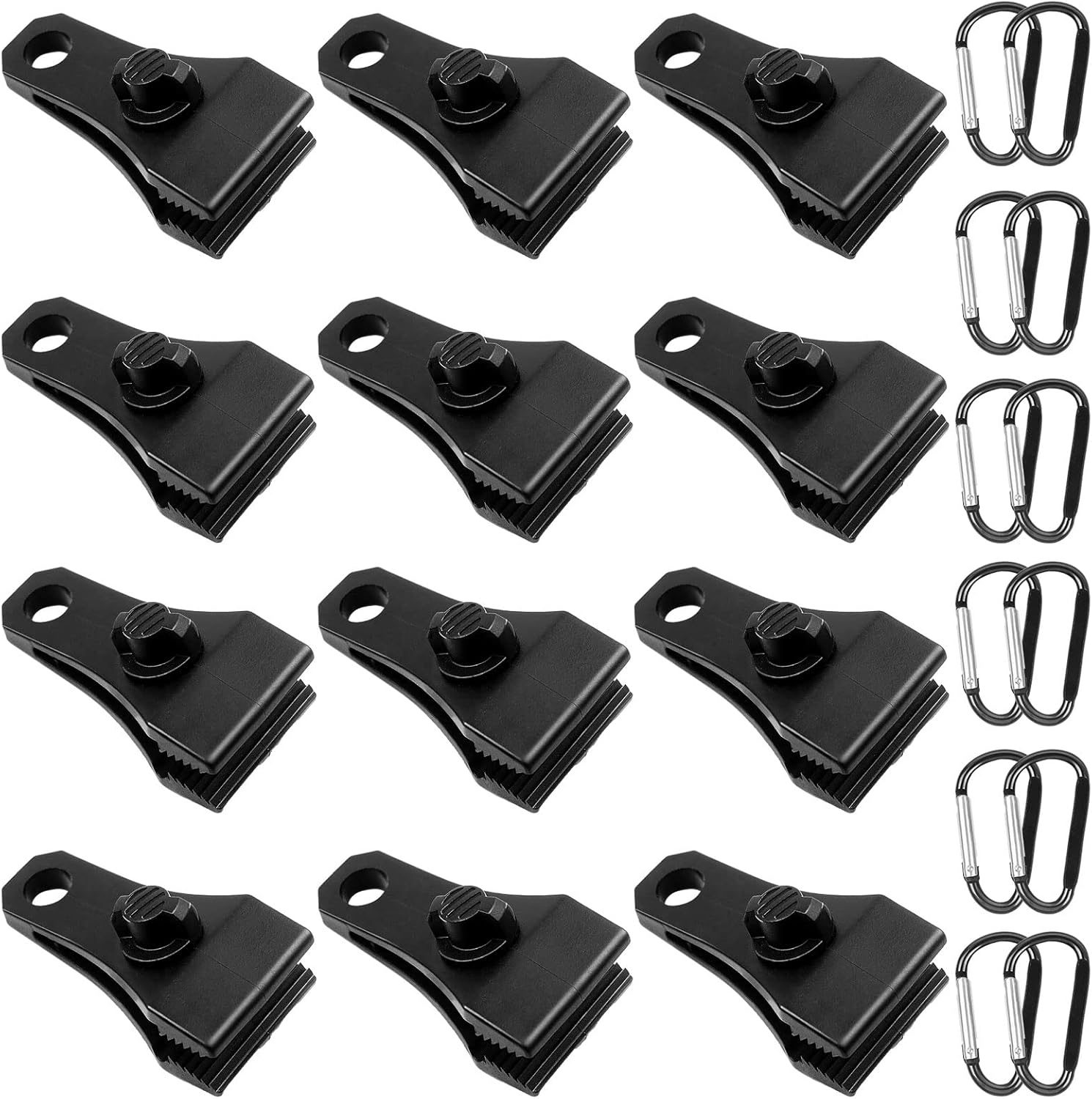 CLIO Heavy Duty Tarp Clips - 24 Pack Fasteners