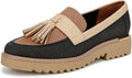 Franco Sarto Womens Carolynn Lug Sole Loafer - Tasseled Work Loafer
