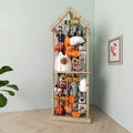 Stuffed Animal Storage Zoo Wood Soft Toy Organizer - Space Saving