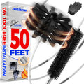 Dryer Vent Cleaner Kit Up to 50 ft - Flexible Brush Lint Remover