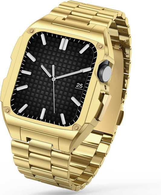 Gold Stainless Steel Band for Apple Watch 45mm