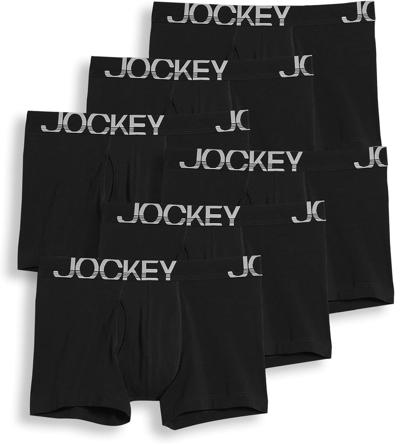 Jockey Men's ActiveStretch 4in Boxer Briefs - 6 Pack Comfort