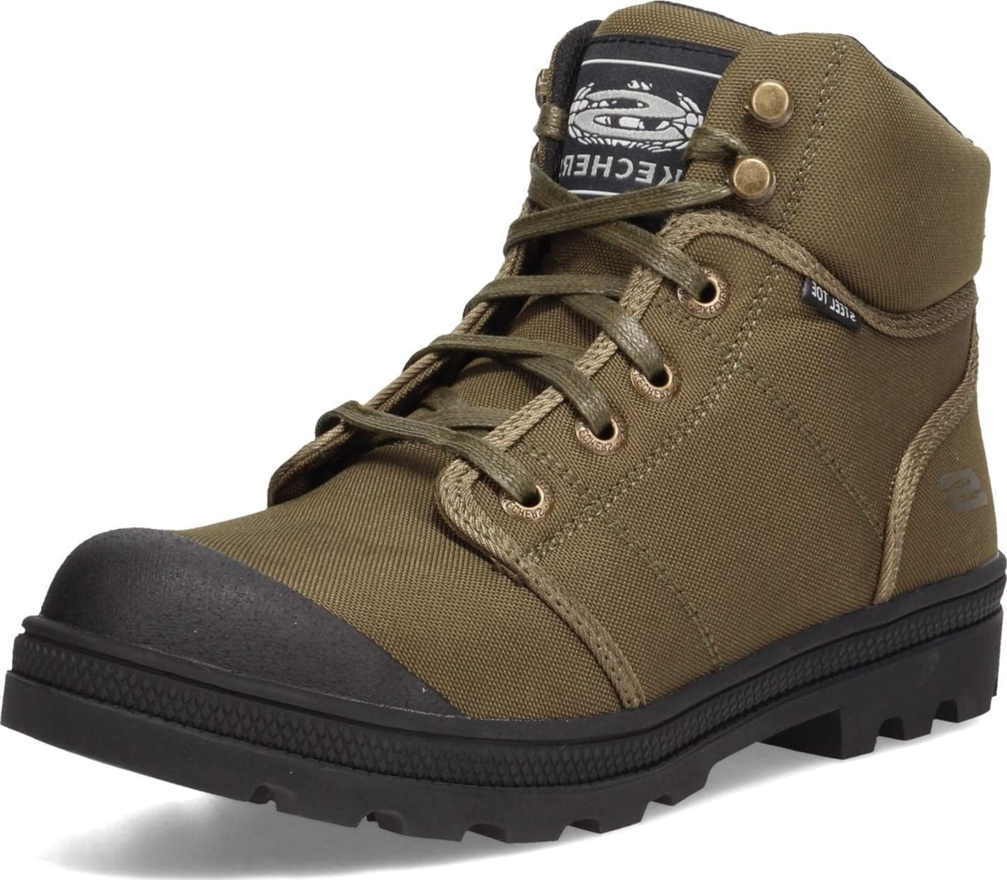 Skechers Womens Rotund Darragh Work Lace-Up Boot with Safety Toe