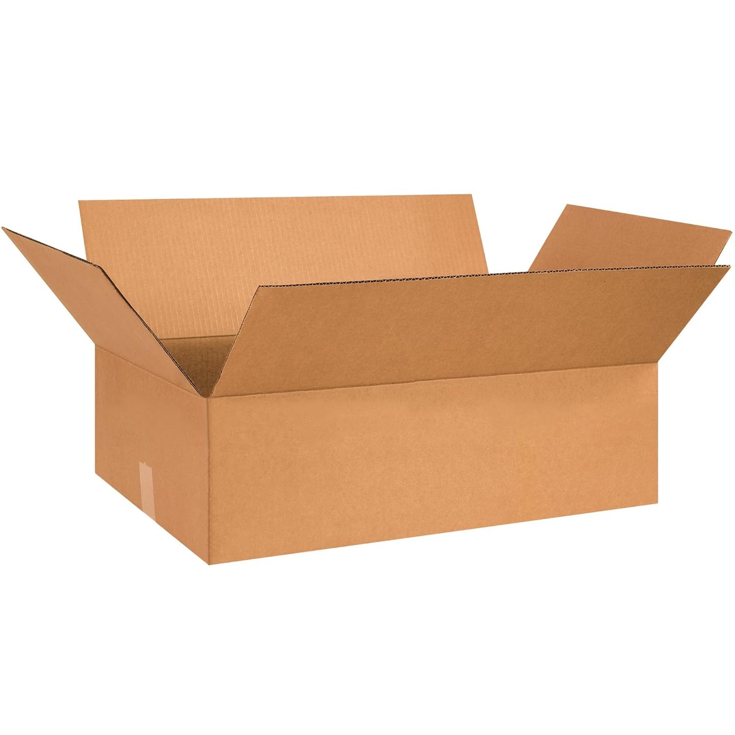 Flat Corrugated Boxes 26L x 15W x 5H for Shipping and Storage