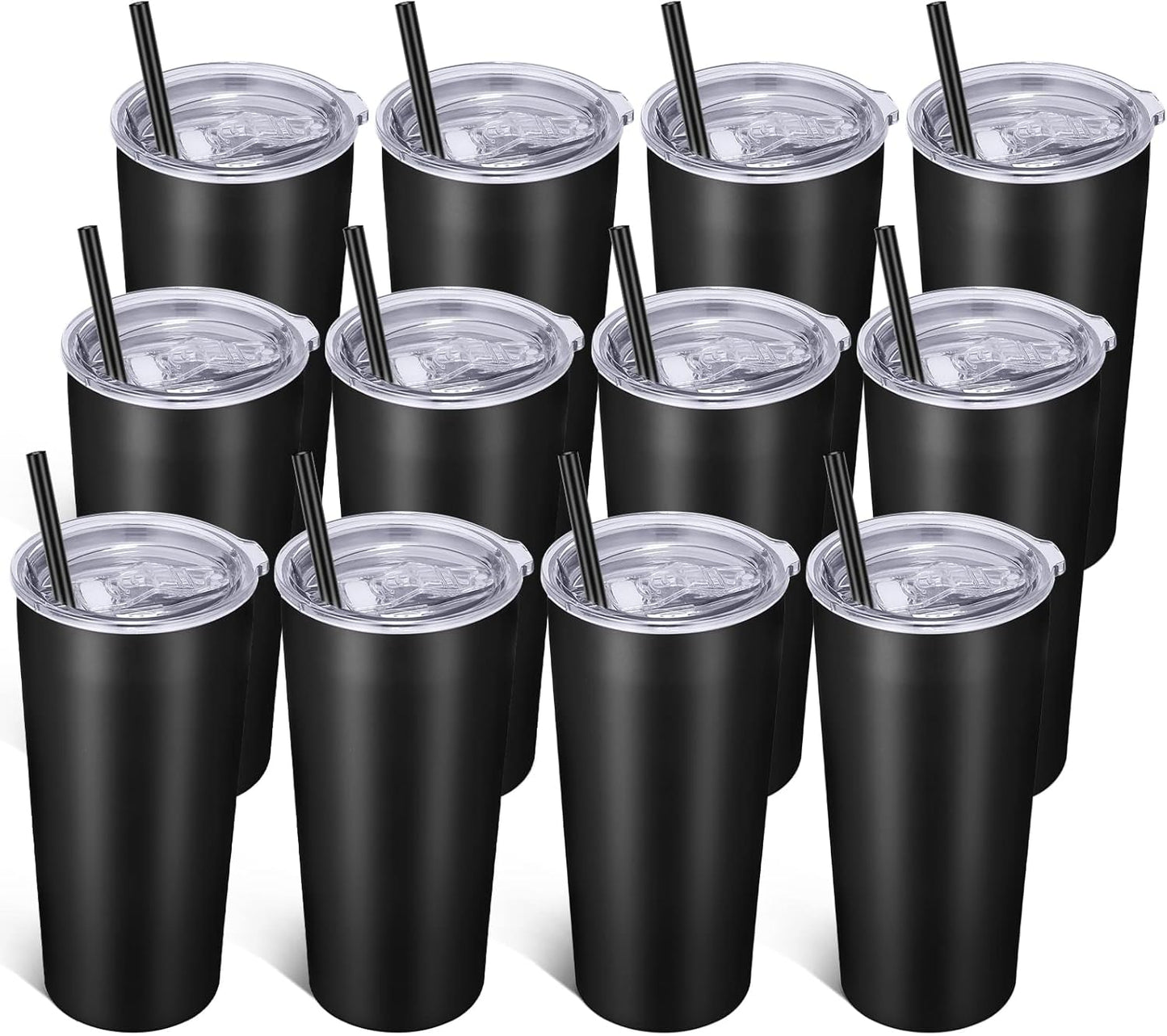 20oz Stainless Steel Tumbler Bulk Set for Hot and Cold Drinks