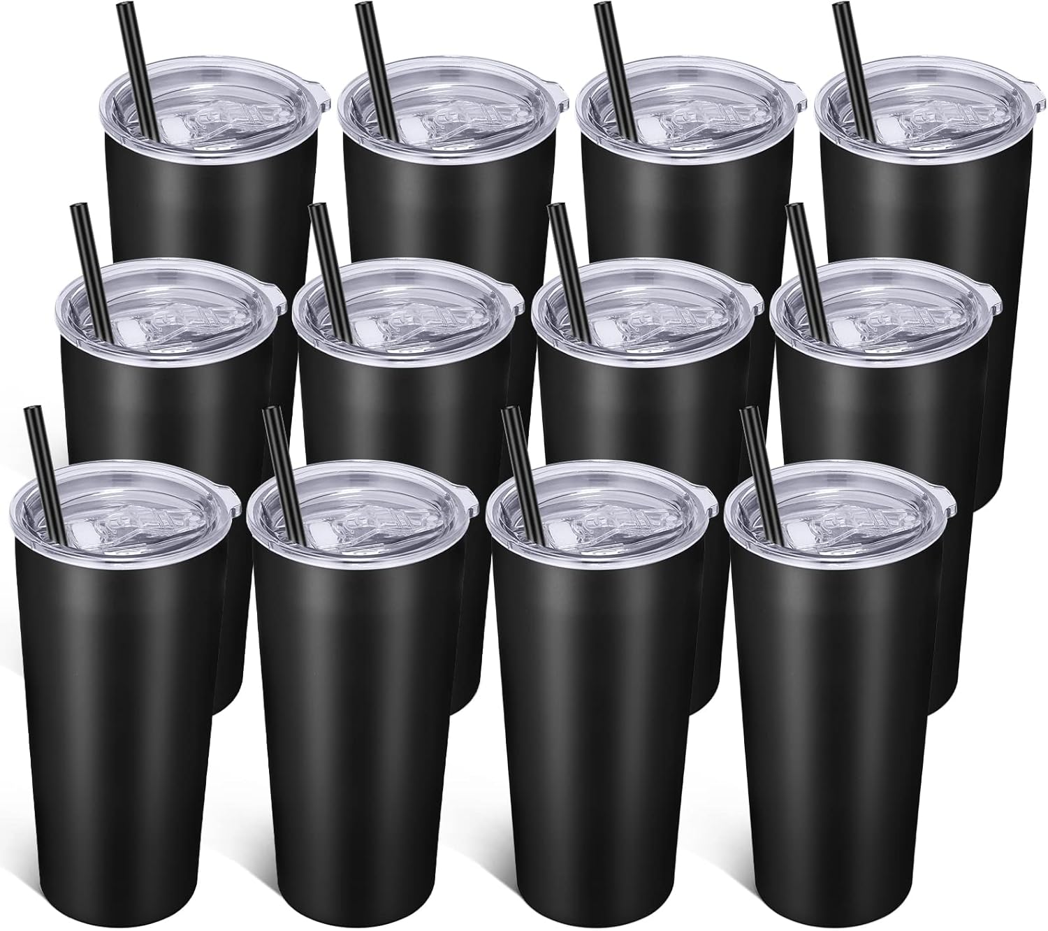 20oz Stainless Steel Tumbler Bulk Set for Hot and Cold Drinks