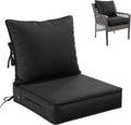 Premium Outdoor Seat Cushion Set 19x19x4 - Comfortable Deep Seat