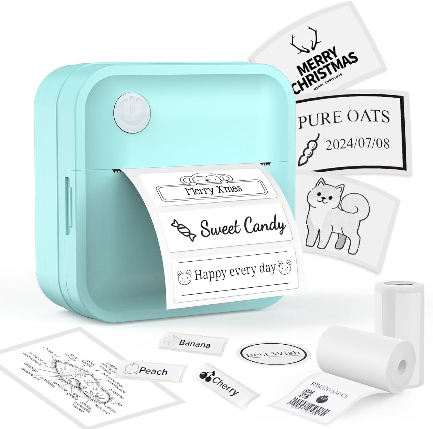 INVISEN Mini Thermal Label Maker - Smart Organizing Power!