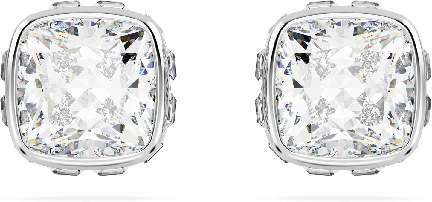 Swarovski Crystal Chroma Jewelry Collection Heart Shaped Earrings