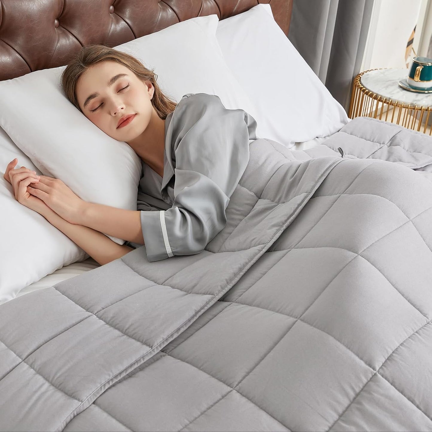 CYMULA Weighted Blanket for Adults 15lbs 60x80 Queen Size