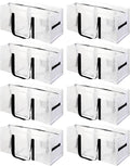 8 Pack Heavy Duty Extra Large Moving Bags with Black Handles
