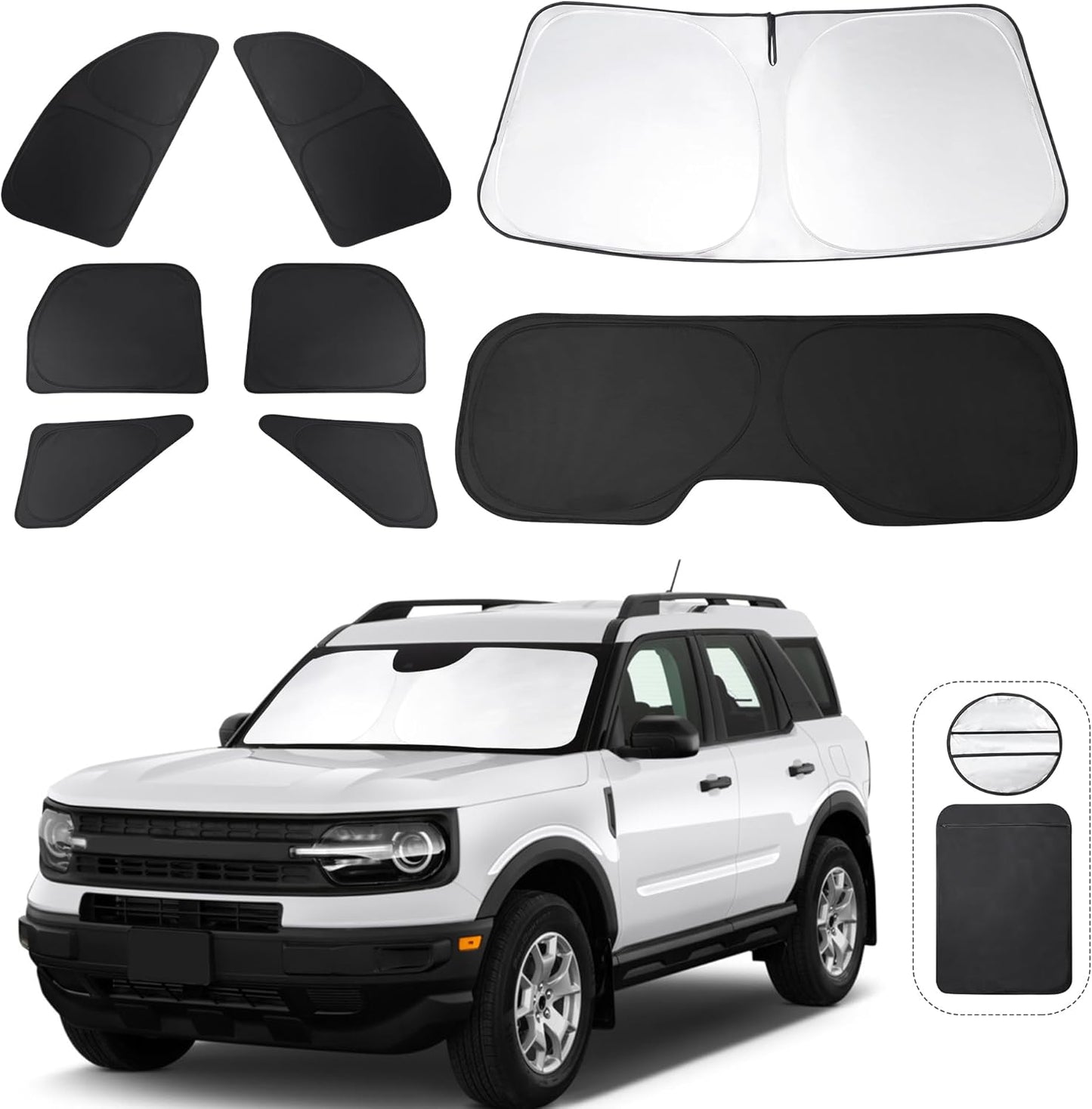 Custom Fit Window Shades for Ford Bronco Sport 2021-2025