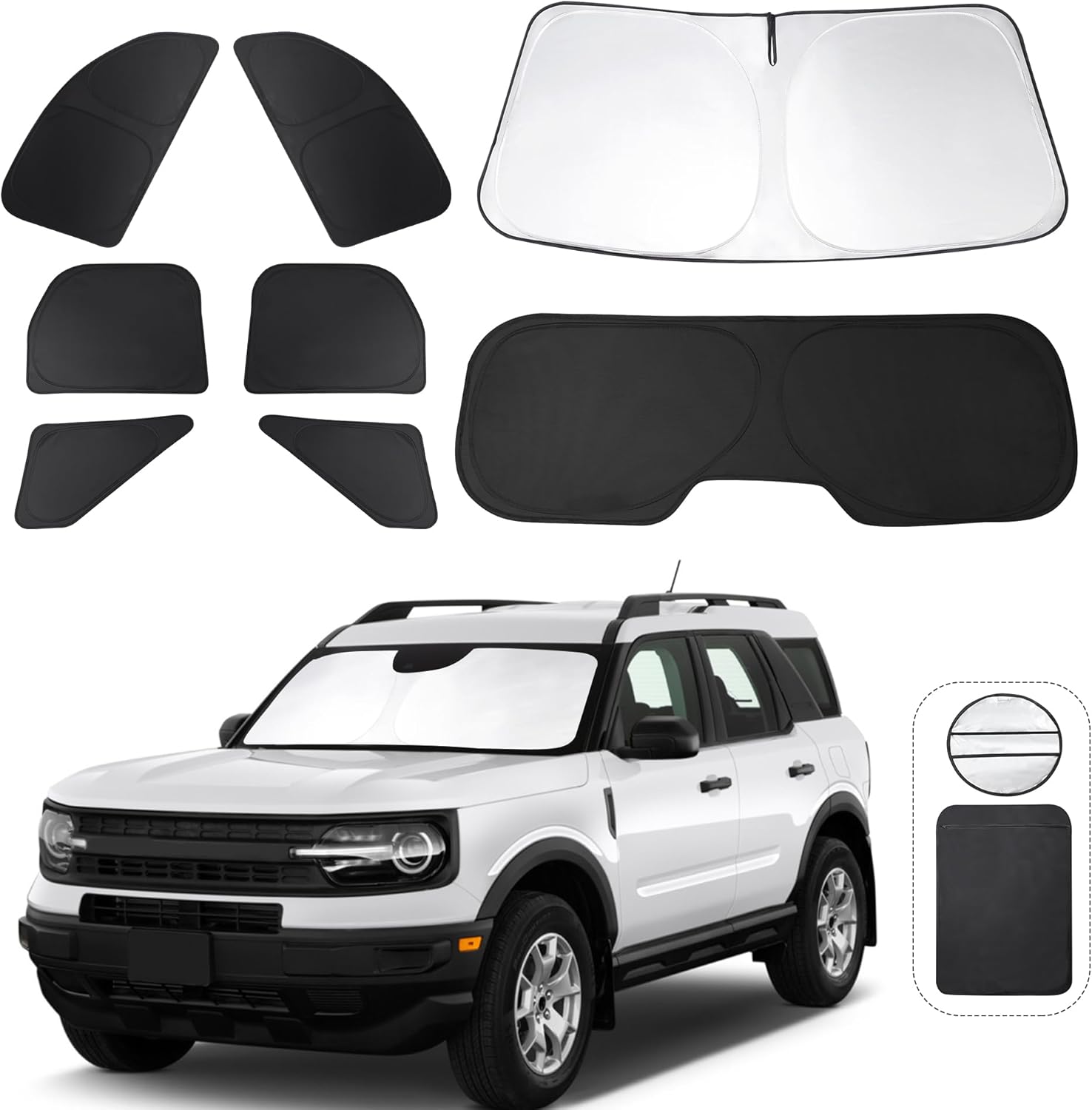 Custom Fit Window Shades for Ford Bronco Sport 2021-2025