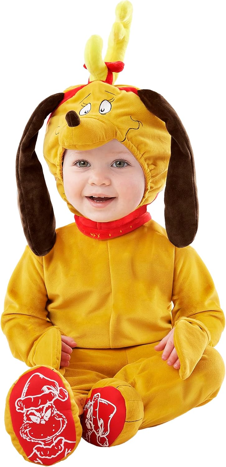 Dr. Seuss The Grinch Baby Max Costume for Little Fans