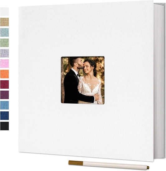 Vienrose Large Photo Album Self Adhesive for 4x6 8x10 10x12 Photos