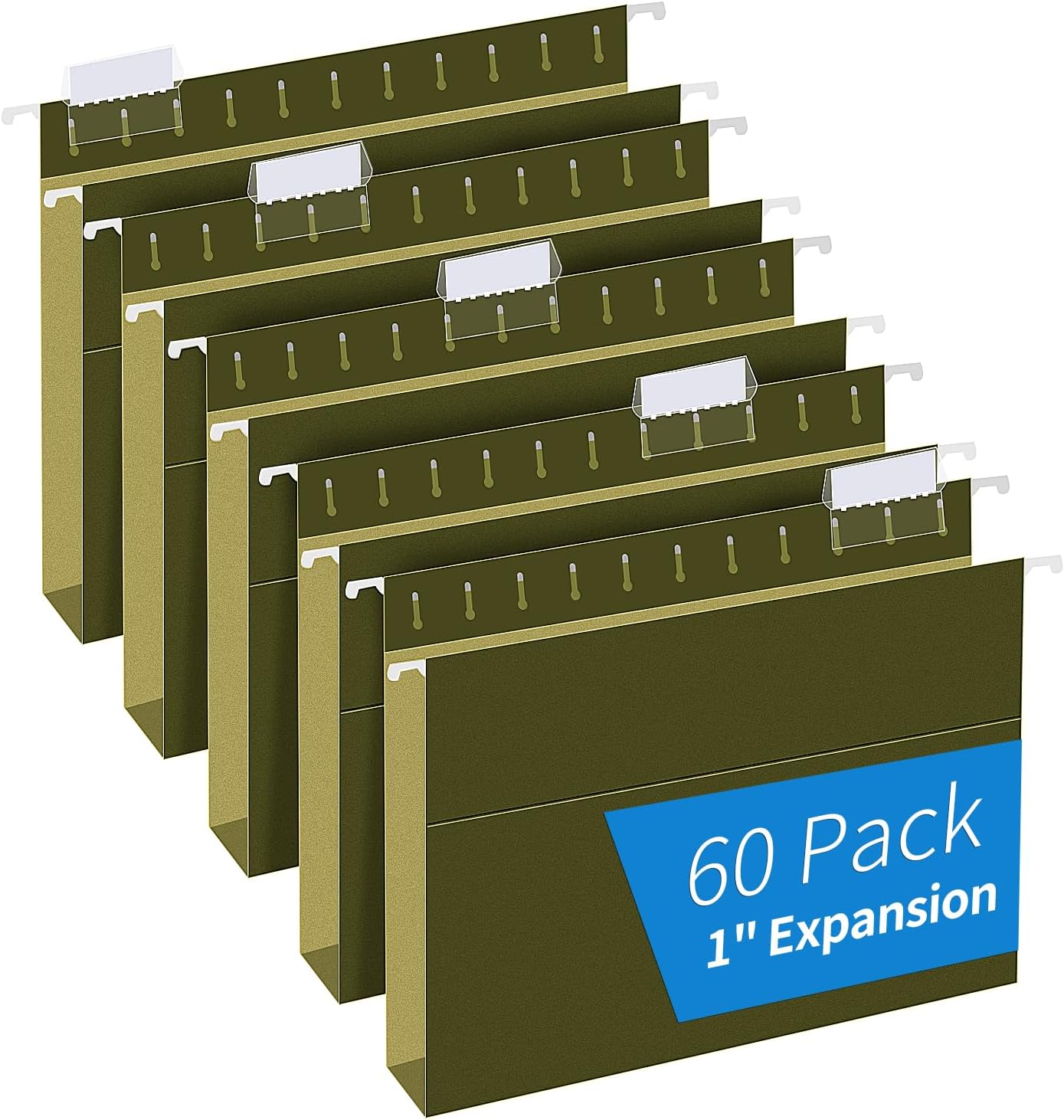 Extra Capacity Hanging File Folders for Organized Filing Needs