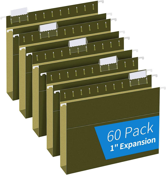 Extra Capacity Hanging File Folders for Organized Filing Needs