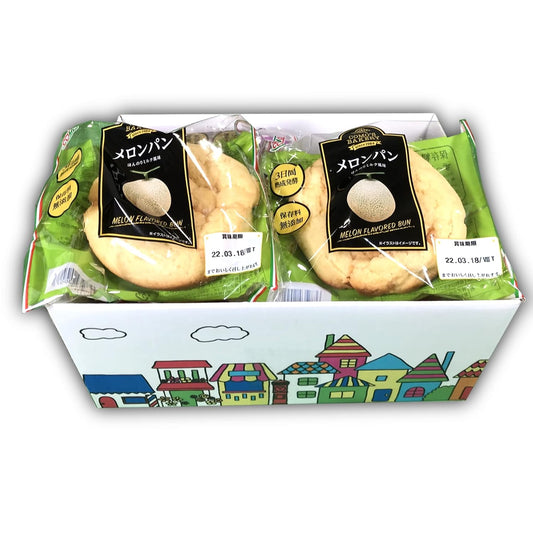 Japanese Melon Pan Bread Box - Delicious Sweet Snack Pack