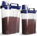Dog Food Storage Container 2-Pack - Airtight Pet Food Dispensers