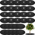 Weed Barrier Tree Mulch Rings 30 Pack - Reusable 32.2 in Protectors