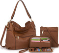 Large Crossbody Bags for Women - Stylish Hobo Handbags Set