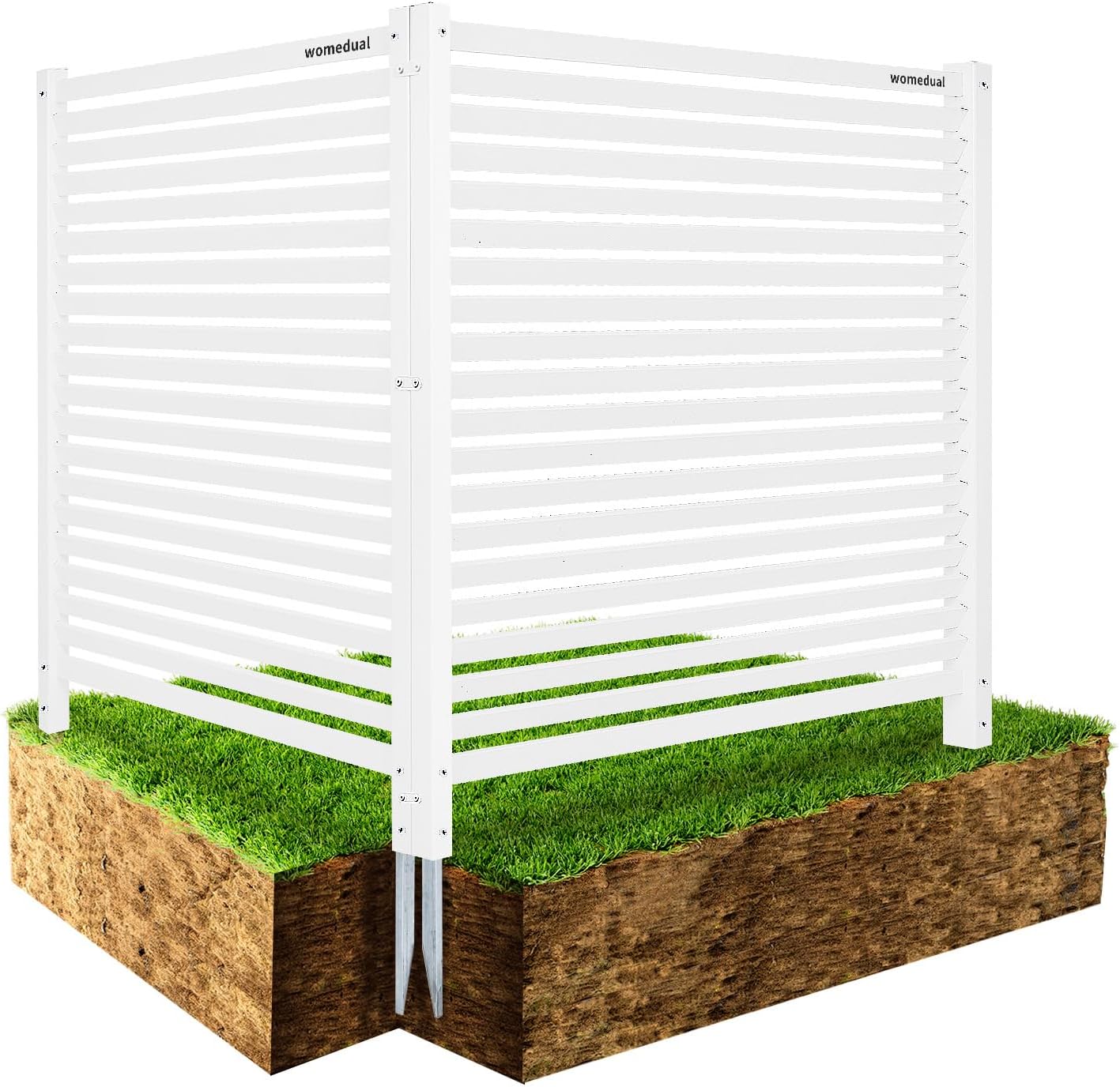 Privacy Screen for AC Units - Easy Assembly Vinyl Fence
