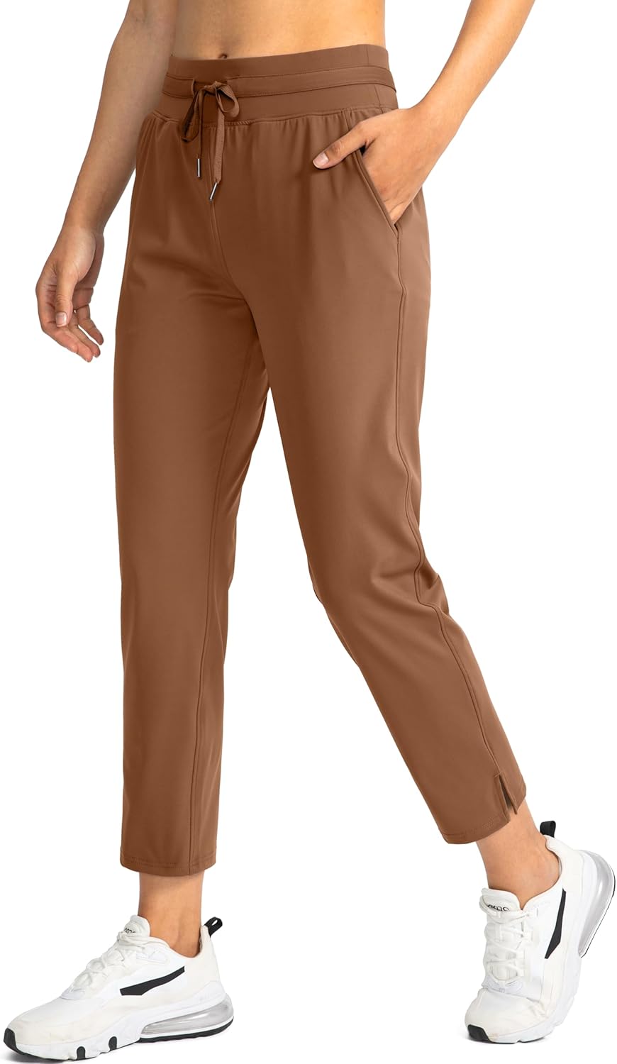 Soothfeel Women's 7/8 Stretch High Waisted Pants for Travel