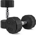 CAP Barbell Coated Dumbbell Weight Pairs - Durable, No-Roll Design