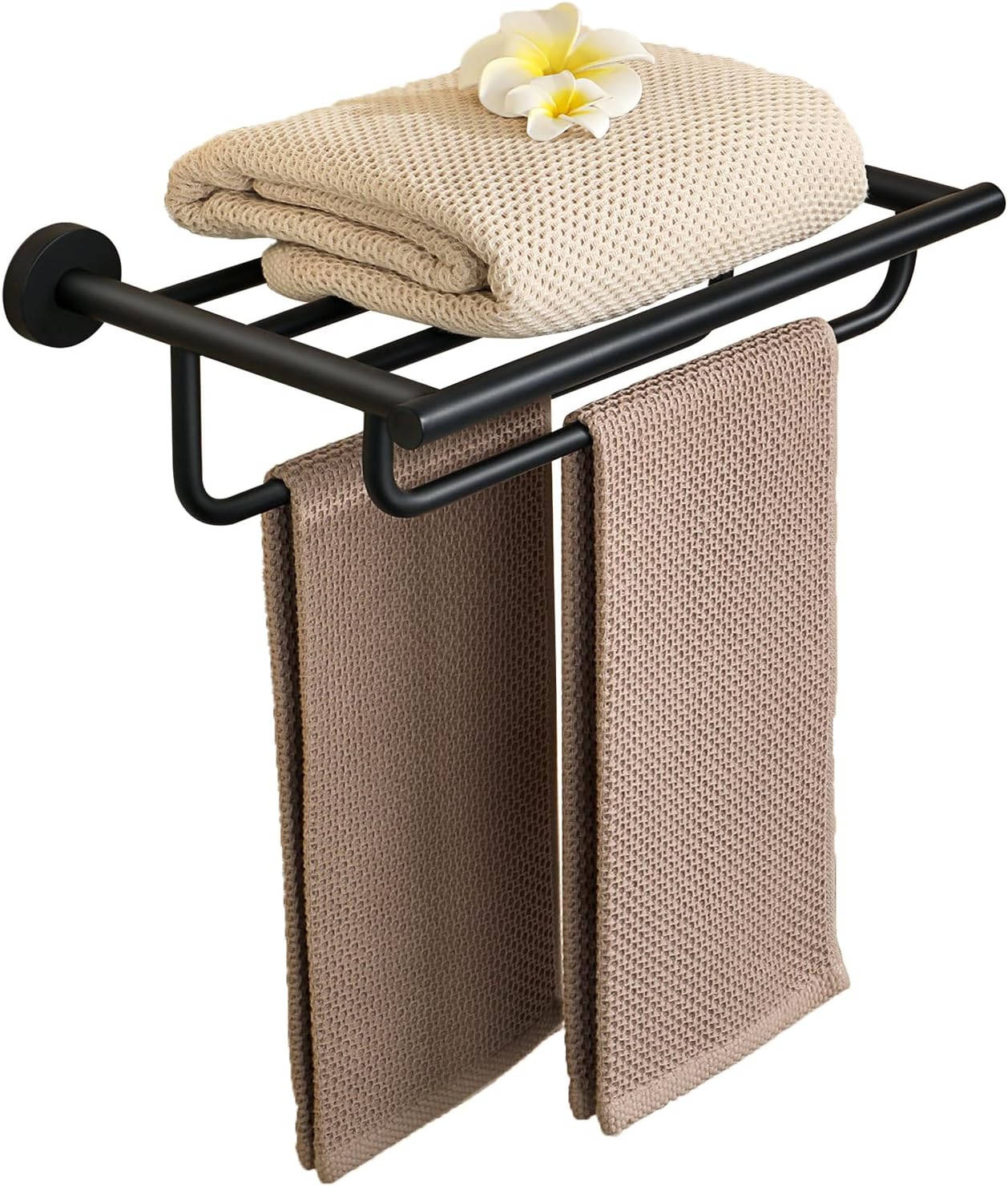 Alise Towel Rack for Bathroom Storage with Double Towel Bars