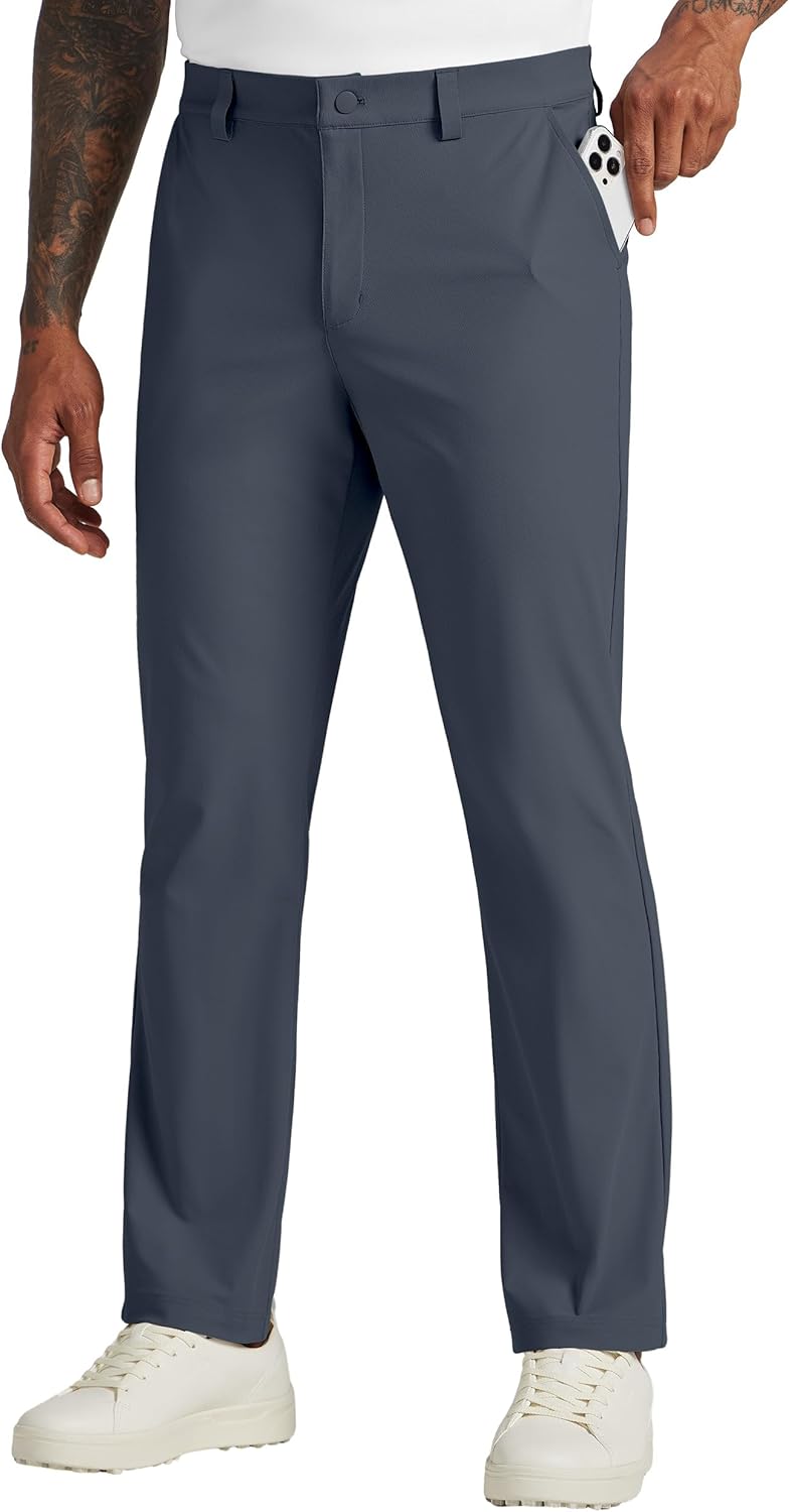 Willit Mens Golf Pants Quick Dry Stretch Dress Pants for Work