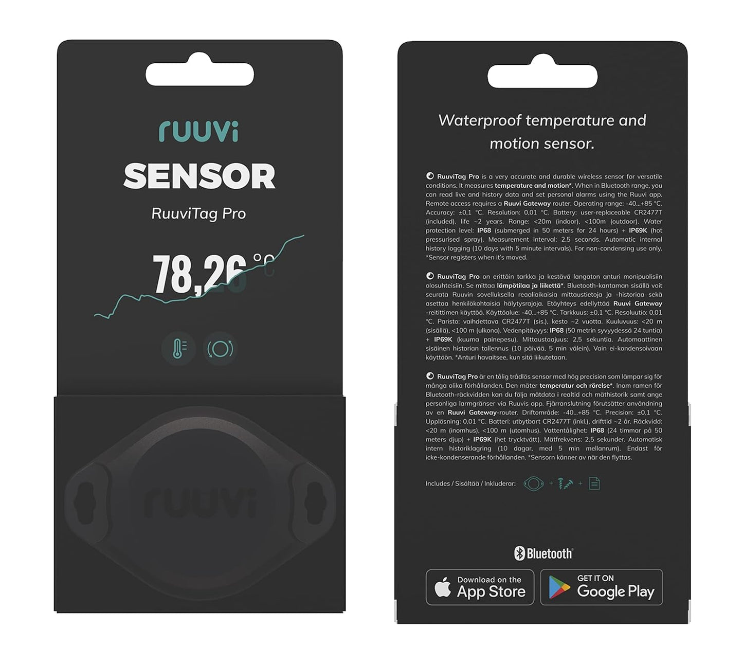 RuuviTag Pro 2in1 Wireless Bluetooth Temperature Sensor Review