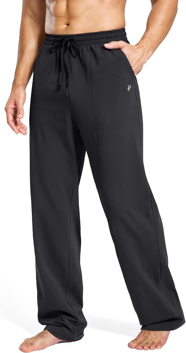 Pudolla Men's Tall Sweatpants for Yoga and Casual Wear