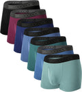 Bamboo Cool Mens Trunks 4-Pack - Breathable Bamboo Mesh Trunks